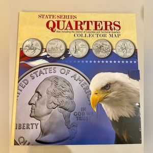 State Series Quarters Collector Map